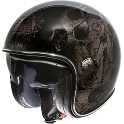 Premier Vintage BD, Jethelm - Schwarz/Braun - XS