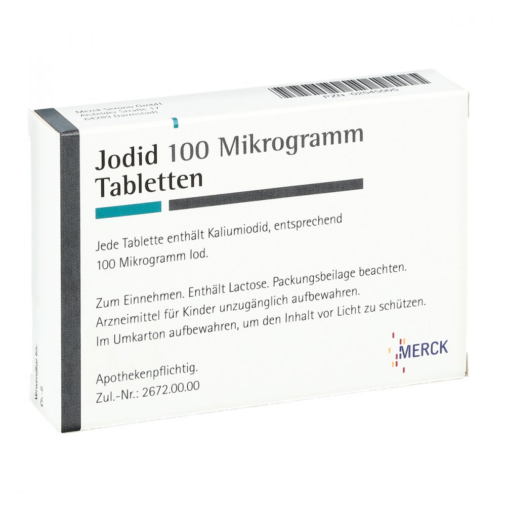 Merck Healthcare Germany GmbH Jodid 100 Mikrogramm 02545005