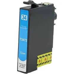 Kompatible XL-Druckerpatrone wie Epson T3472, T34XL Cyan, 34XL