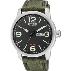 Citizen Quartz Eco-Drive BM8470-11EC - schwarz,grün - 42mm