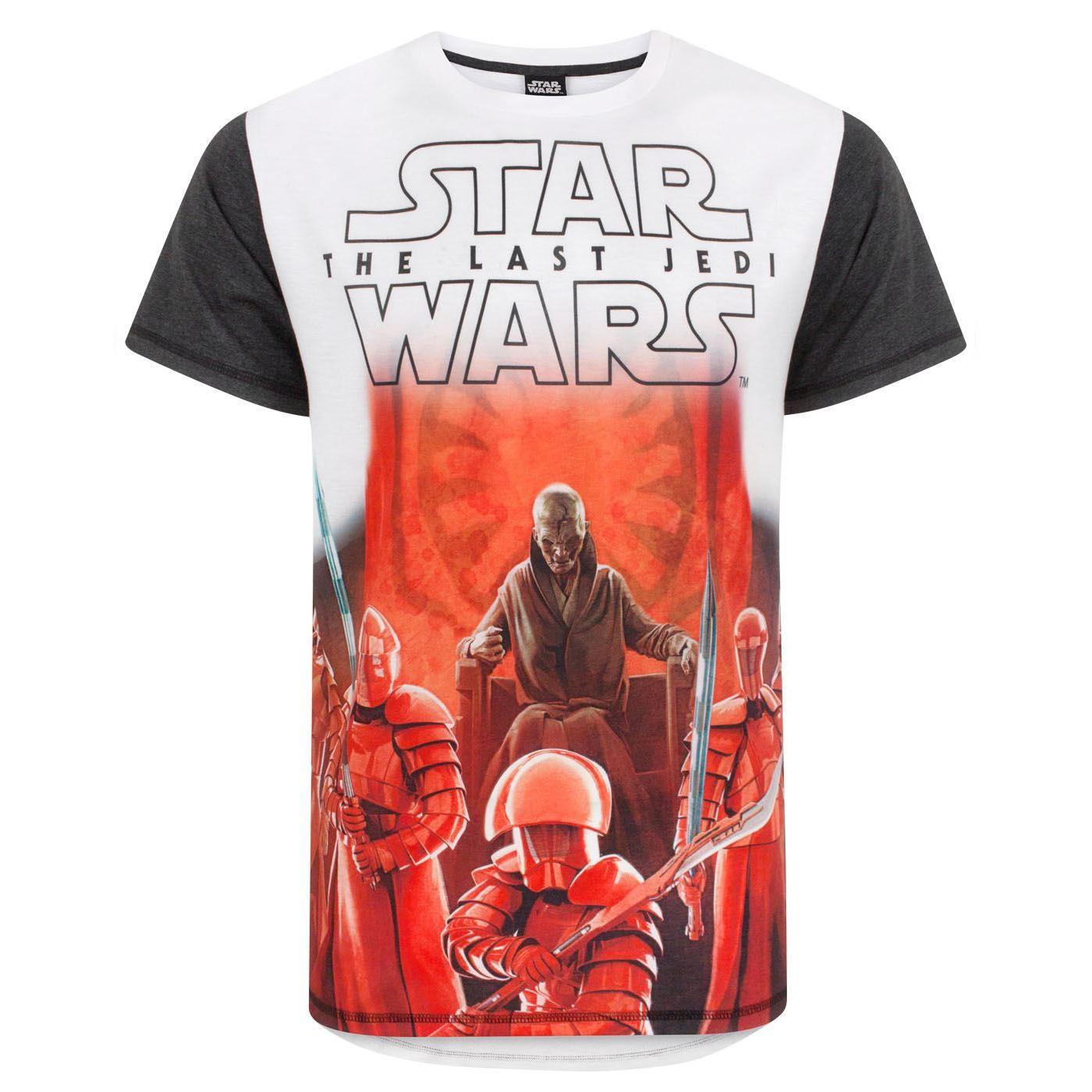 Star Wars Heren The Last Jedi Eerste Orde T-shirt (Wit)