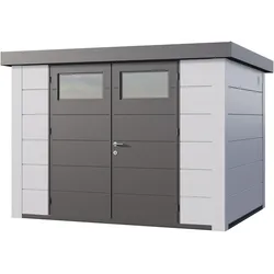 Telluria Metallgerätehaus Classico 3024-weiß/weiß