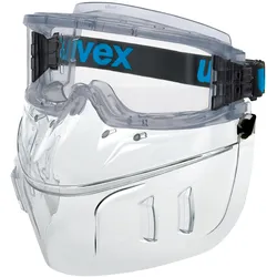 uvex Vollsichtbrille ultravision mit Faceguard  transparent - 9301555 - transparent