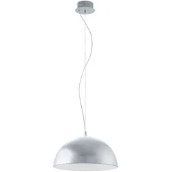 18 Watt LED Decken Lampe Wohnraum Hänge Leuchte Beleuchtung silber Eglo 92951
