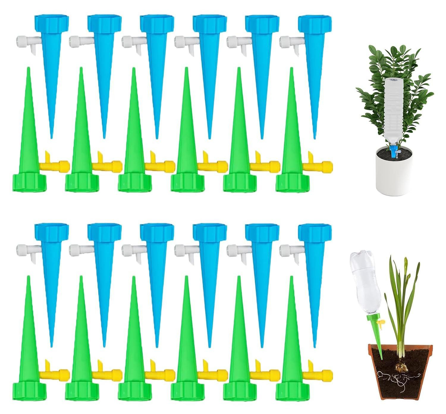 Druppelirrigatieset met 20 verstelbare automatische spuitkoppen voor planten in potten