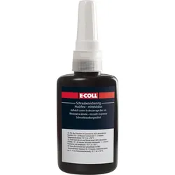 Schraubensicherung grün hochfest, mittelviskos silikonfrei 50ml Flasche - farblos