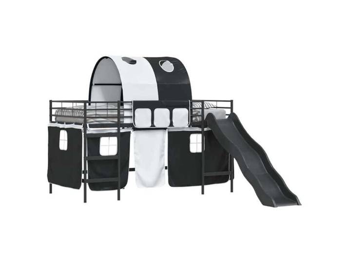 [7814515]Lit jeune/Adulte - Contemporain lit enfants lit simple Noir 79 5x200 cm Poids:30.4 Kg