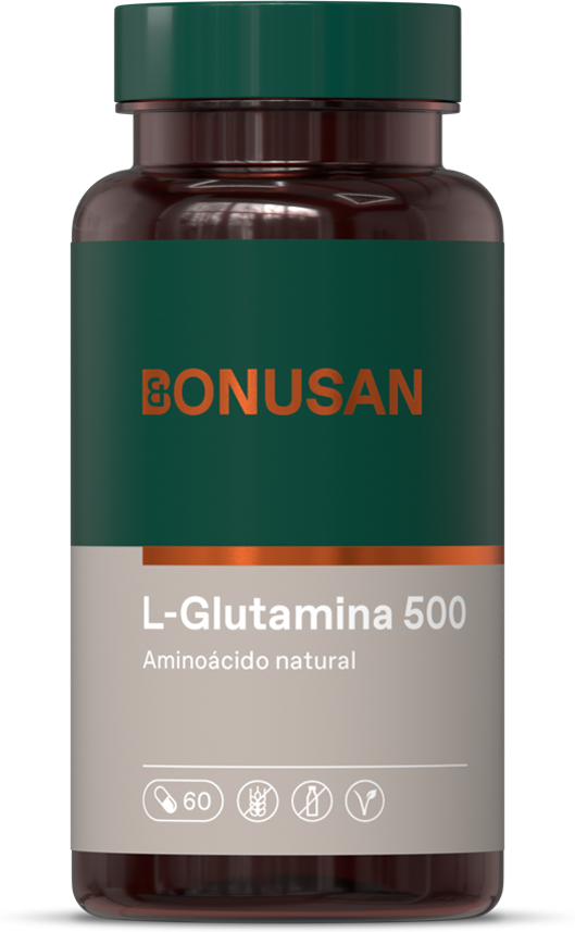 Bonusan L-Glutamina 500 mg 60 Cápsulas