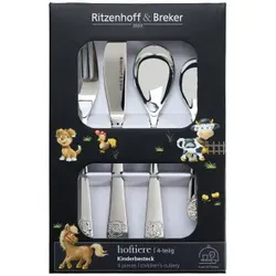 Ritzenhoff&Breker Kinderbesteck Hoftiere 4-tlg.