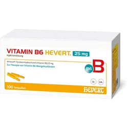VITAMIN B6 HEVERT 25 mg Injektionslösung Amp. 100X2 ml