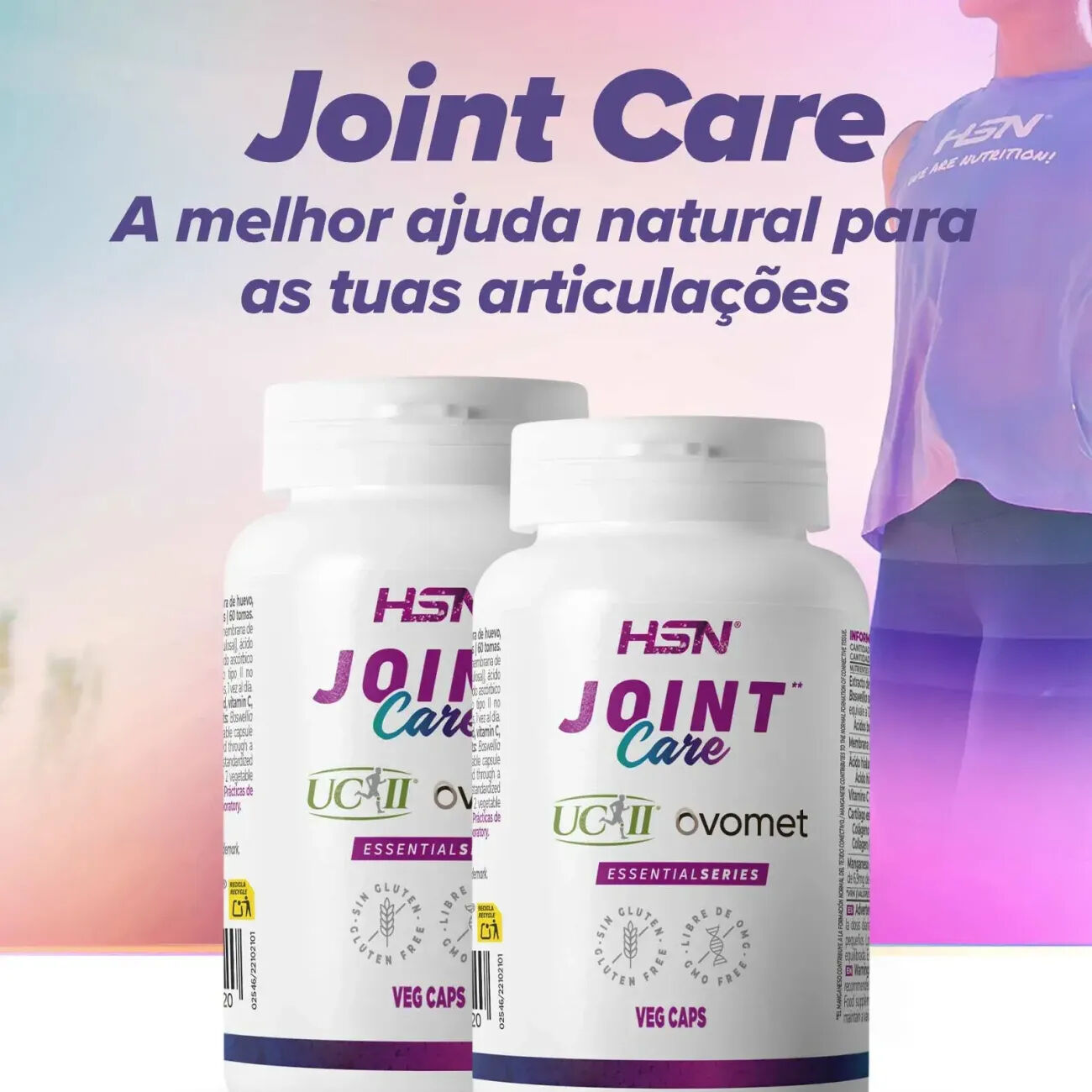 HSN Joint Care * - 120 veg caps - Saúde articular - Cápsulas Vegetales - 60 Serviços