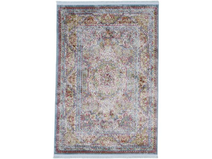 Teppich CARPETFINE Yuri , blau (türkis), B:160cm H:7mm L:230cm, Polypropylen, Teppiche, Teppich