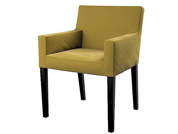 Dekoria Nils Housse de chaise compatible avec le modèle IKEA Nils vert olive