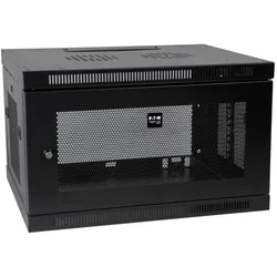 Tripp Lite SRW6UDP SmartRack 6-HE-Mini-Rack-Gehäuse mit flachem Profil, tiefenverstellbar, Wandhalterung