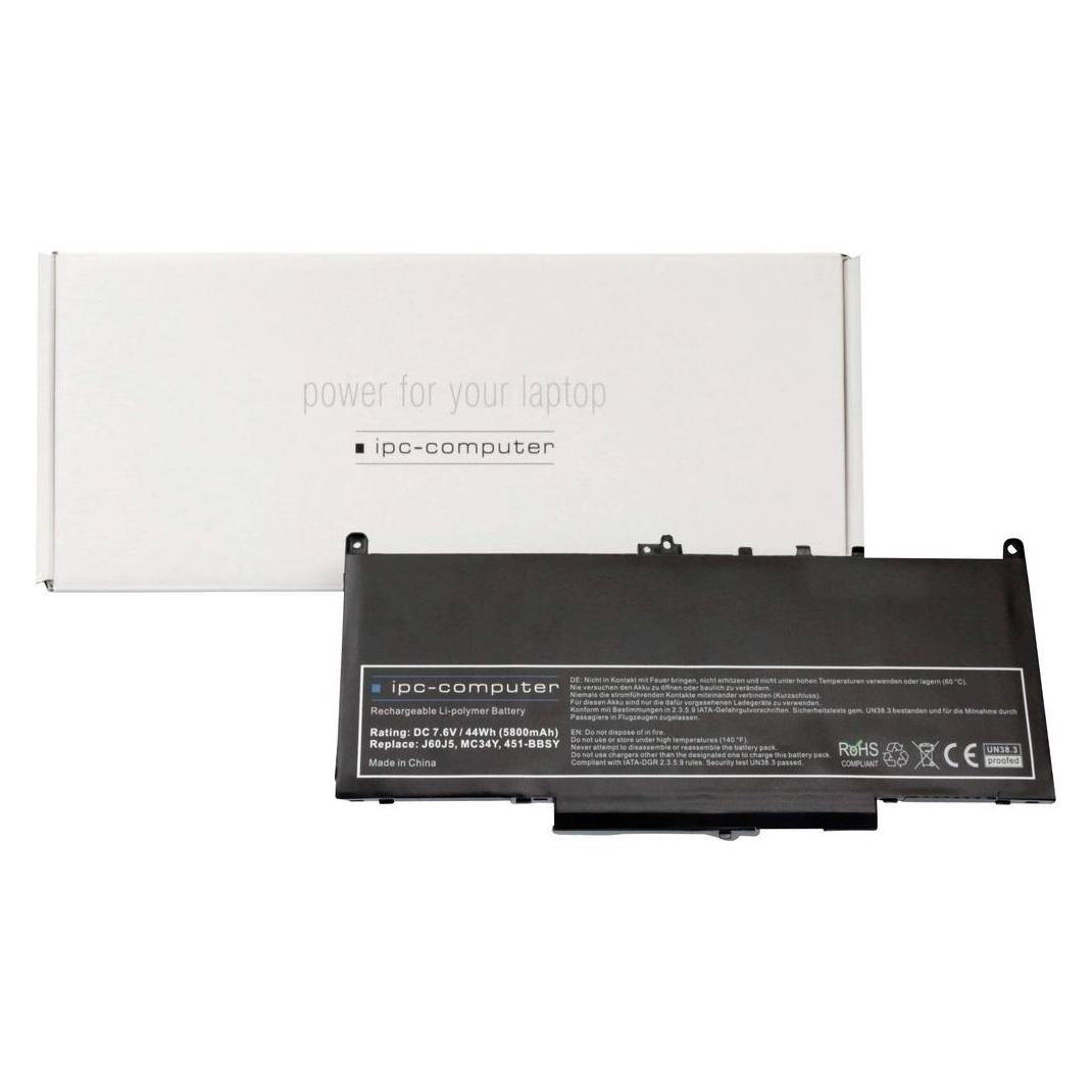 IPC Notebook-Akku J60J5 Replace 7.6 V 5800 mAh Dell (5800 mAh) (J60J5 REPLACE)