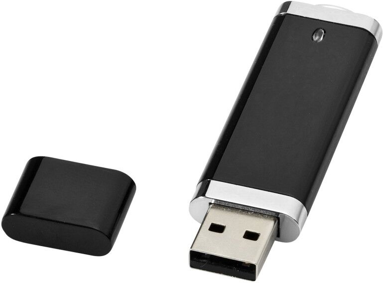 Clé USB plate personnalisée 4 Go Flat noir