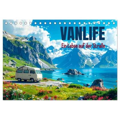 Vanlife Ein Leben auf der Straße (Tischkalender 2027 DIN A5 quer), CALVENDO Monatskalender