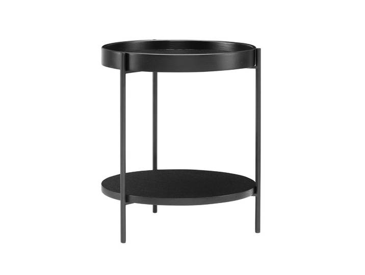 Livetastic Beistelltisch, Schwarz, rund, rund, 49 cm, rostfrei, Wohnzimmer, Wohnzimmertische, Beistelltische