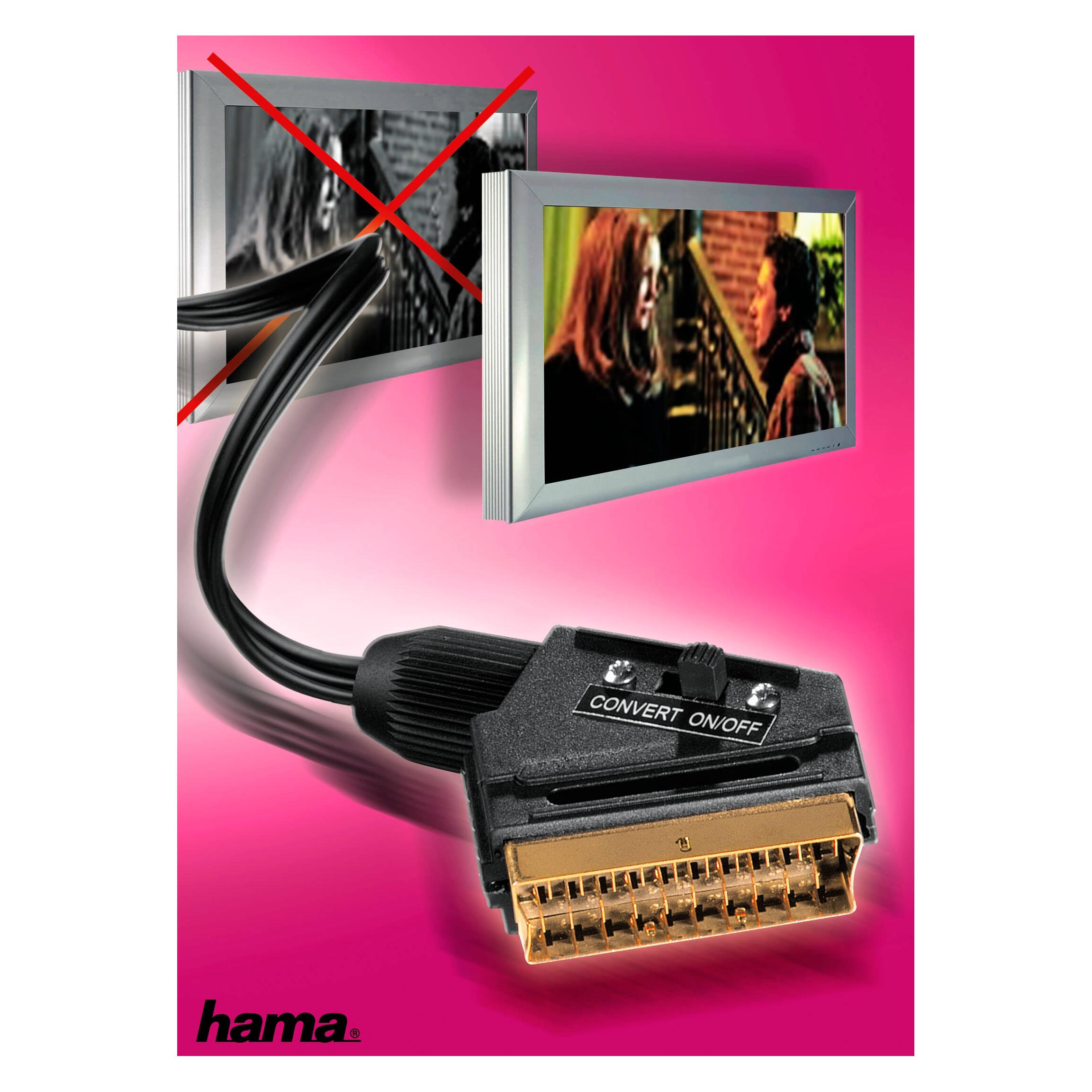 Hama Kabel PC-TV 3,5mm Jack/S-VHS/Scart 5.0m (5 m) (41973)