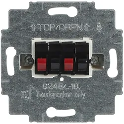Busch-Jaeger 0248/05-101 Stereo-Lautsprecher-Anschlussdose Mit Steckklemmen 2CKA000230A0404 024805101