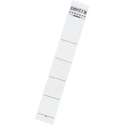 Centra Rückenschilder zum Einstecken 30x190mm VE=10x10 Stück weiß