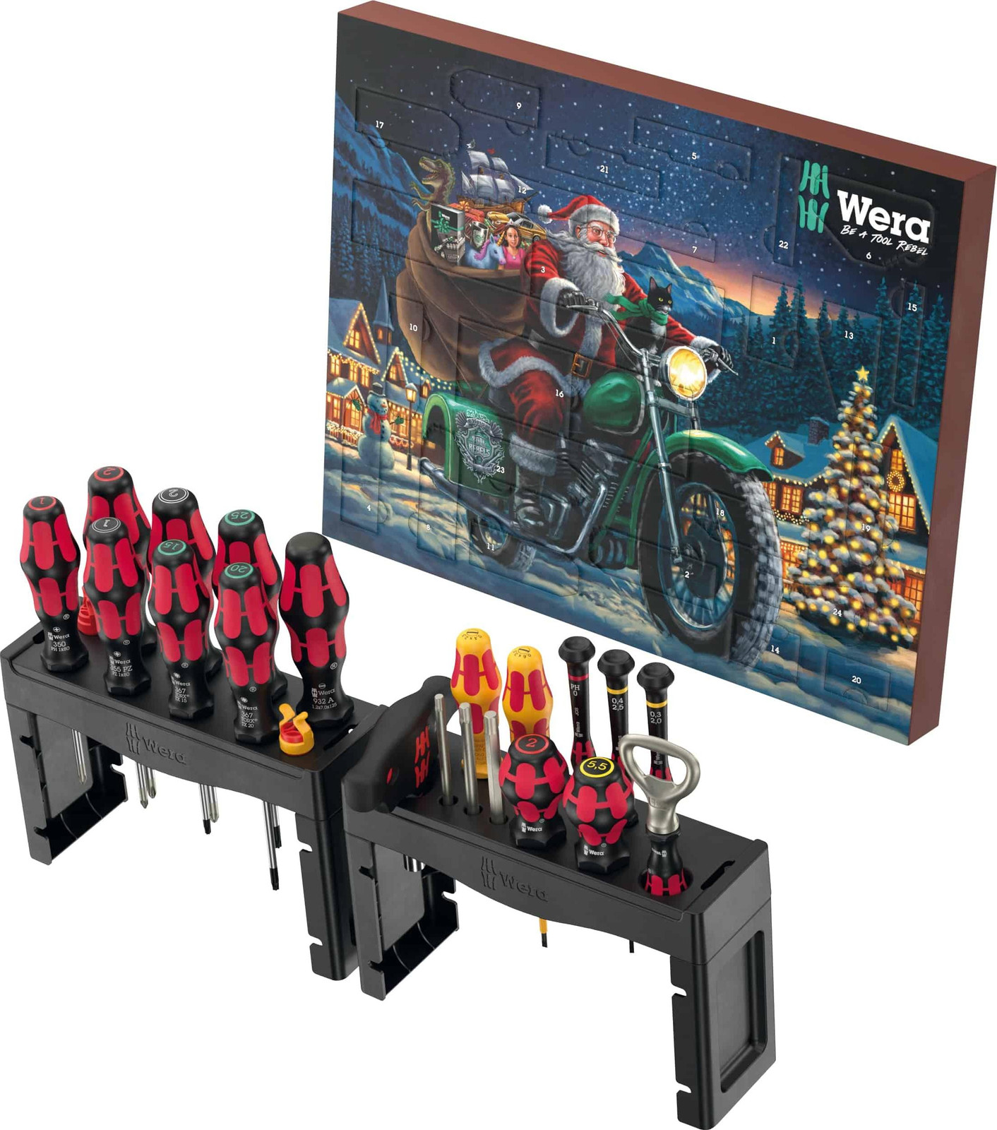 Wera Adventskalender 2025, 28-delig