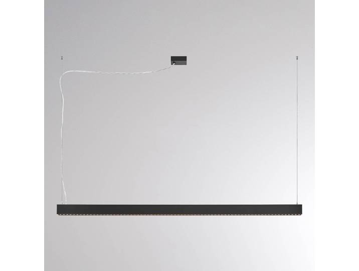 Molto Luce LED-Hängelampe PERFORA PROLINE XL schwarz 159cm DALI up/down XL, dimmbar, schwarz, für Wohn- / Esszimmer, Aluminium, Modern