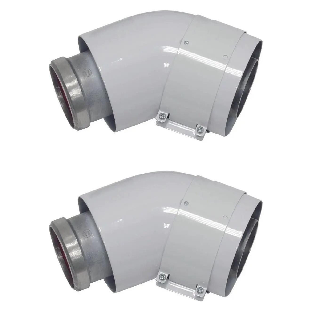 Vaillant Bogen Aluminium d= 60/100mm 45Grad (2 Stück) (303809)