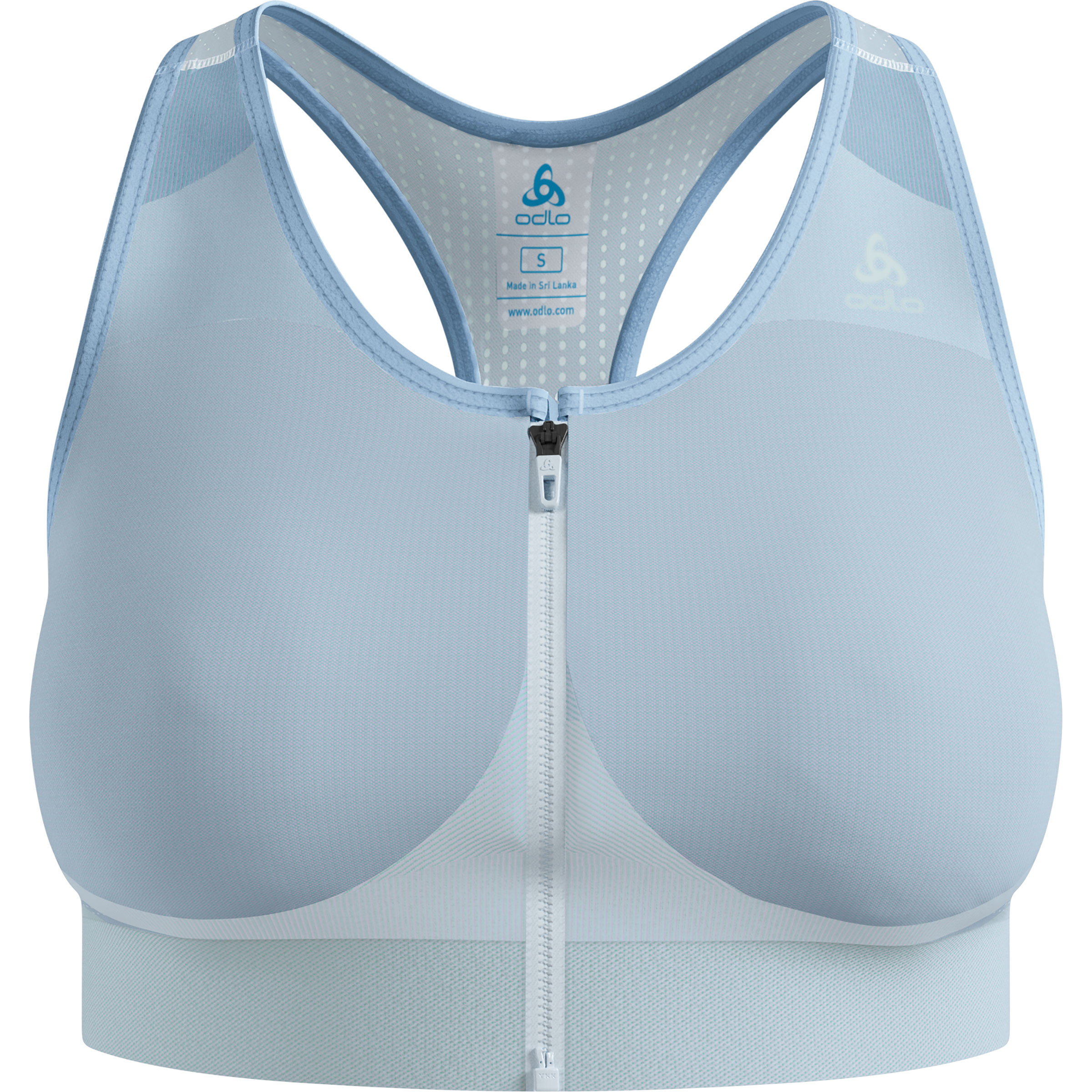 Odlo Seamless High Sport BH Damen Sport-BHs blau Größe L Laufen | Trailrunning Elastisch