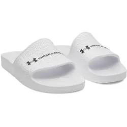 UNDER ARMOUR ARMR Lite Slides Badelatschen Herren 100 - white/white/black 40