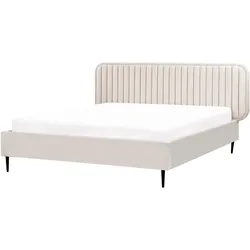 BETT mit Lattenrost 160/200 cm Beige Brin