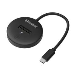 Sandberg - SSD-Dockingstation Schächte: 1 - M.2 - M.2 NVMe Card - USB-C 3.2 (Gen 2) 136-47
