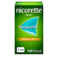 nicorette® Kaugummi freshfruit, 2 mg Nikotin 105 St