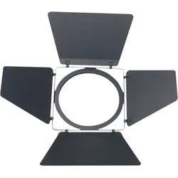 Showtec Barndoor for Parcan 64 Schwarzes vierflügeliges Aluminium-Flügeltor