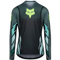 Fox, Herren, Velotrikot, Ranger LS Jersey Foundry (S), Grün, S