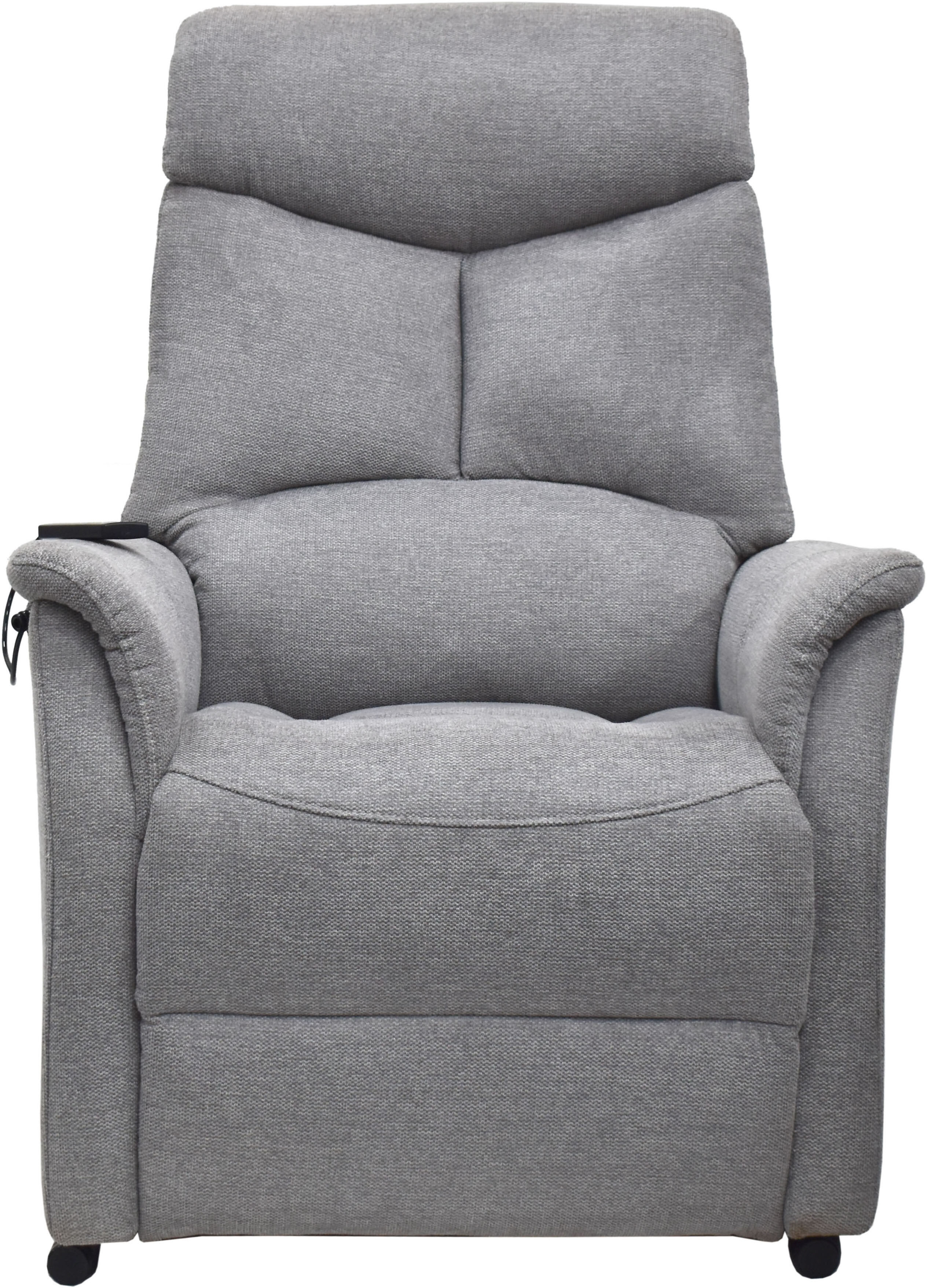 TV-Sessel DUO COLLECTION "TV-Sessel Bozen mit Motor, Aufstehhilfe und Sitzheizung", grau, B:77cm H:114cm T:90cm, Polyester 100%, Sessel, TV-Sessel