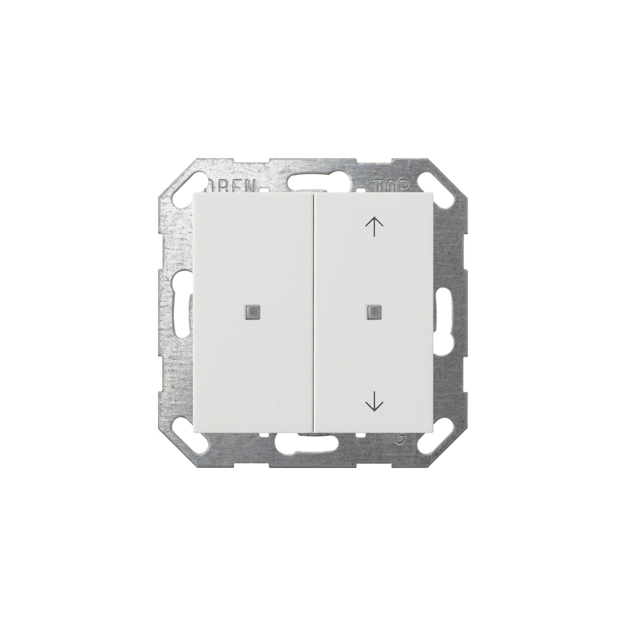Gira KNX Taster Wippe 2f rws unbedruckt/Pfeile 517503)