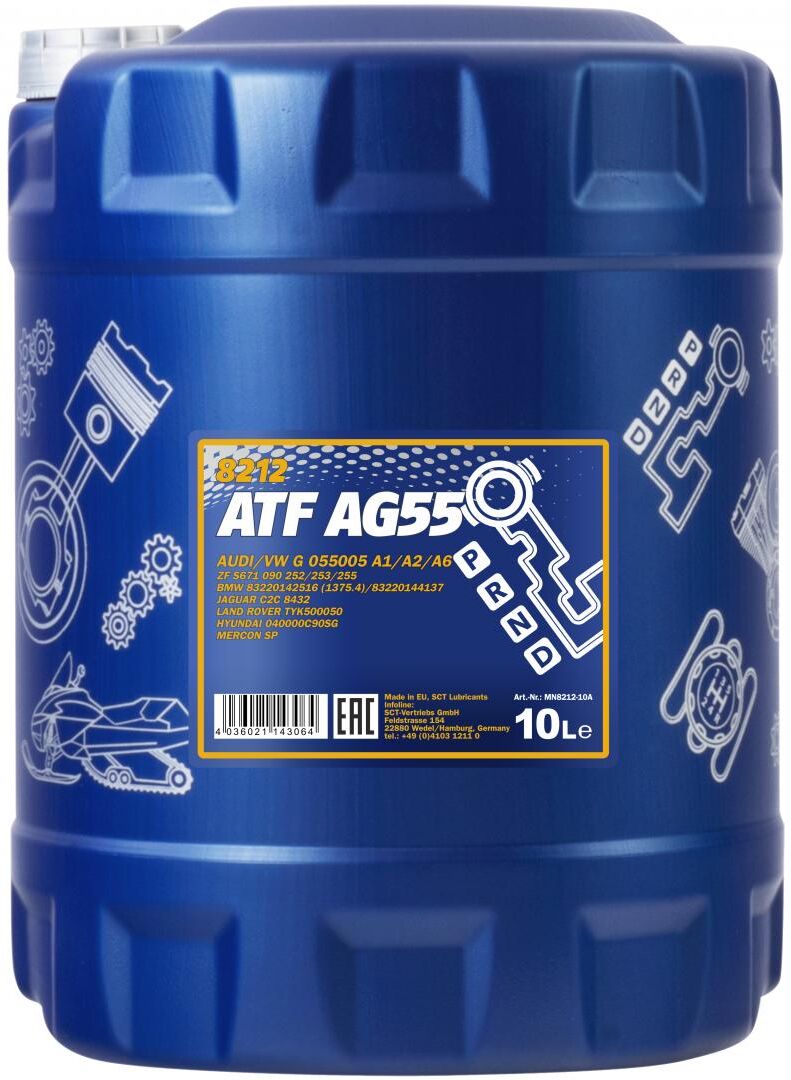 Sct - Mannol Getriebeöl Mannol Atf Ag 55 [10l] Mn8212-10 10l