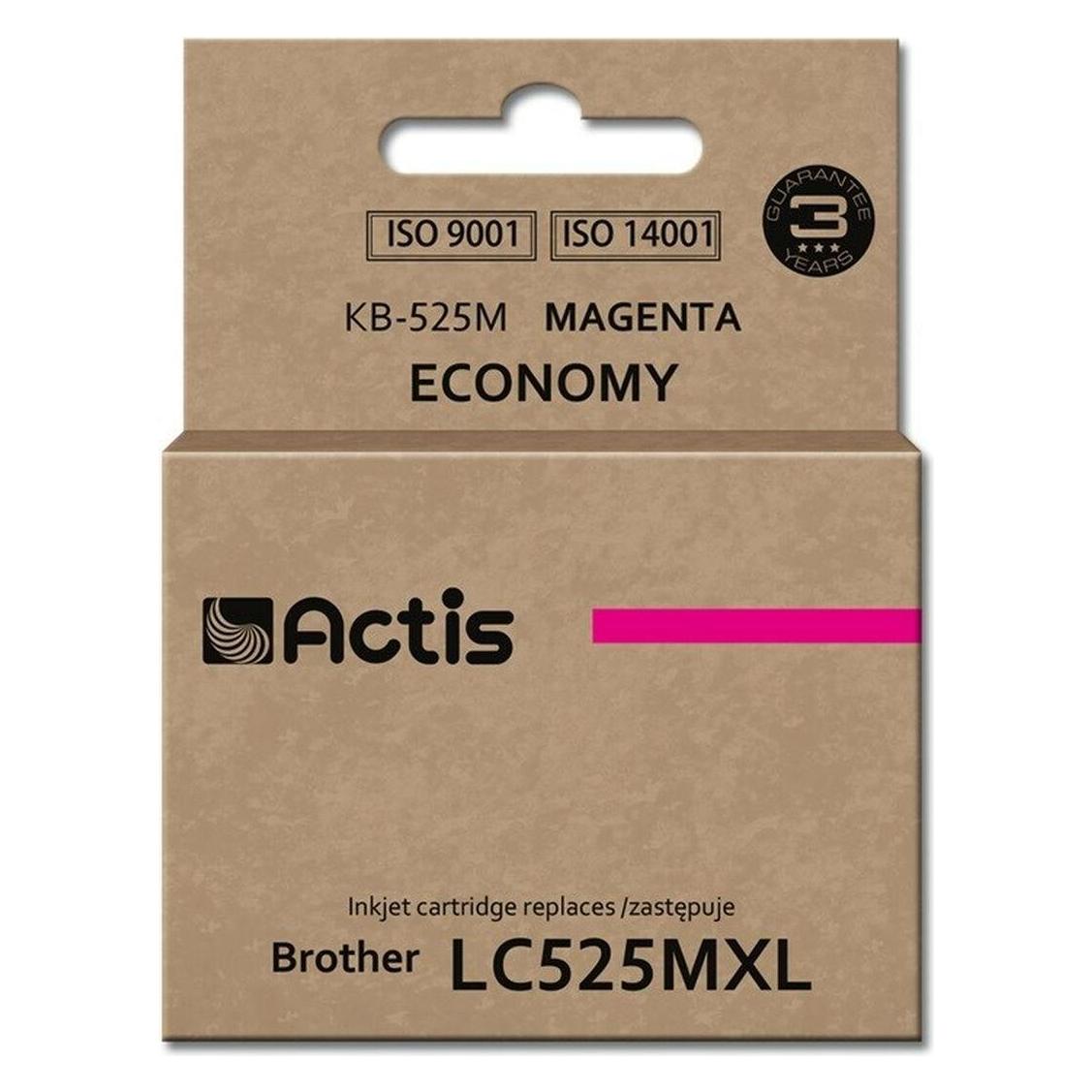 Factis KB-525M ink cartridge for Brother printer LC-525M comaptible  - Tint (M) (KB-525M)