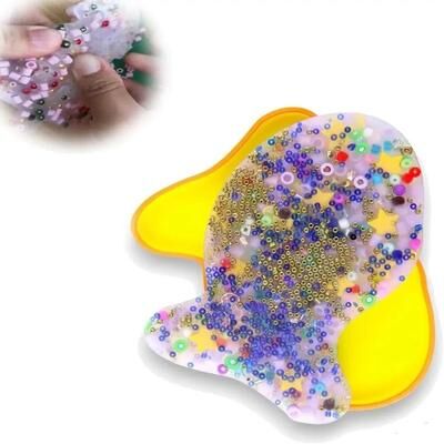 Uplift Picks Duck Picky Pad Sensory Fidget And Stress Relief Squeeze Toy fish (8 Cm)
