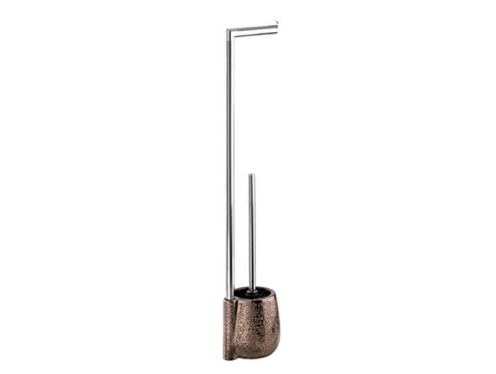 WENKO Serviteur WC 2en1 Marrakech\, brosse WC et dérouleur papier toilette\, céramique ornée