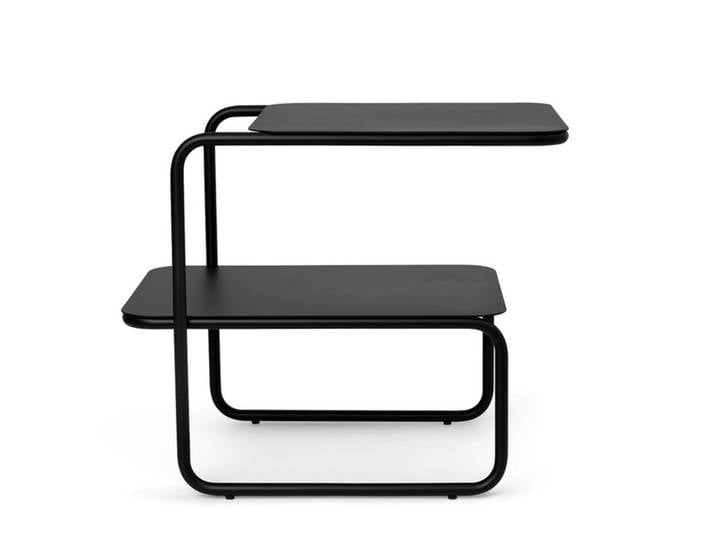 Kaffeetisch Level Side Table schwarz 55x45x35 cm