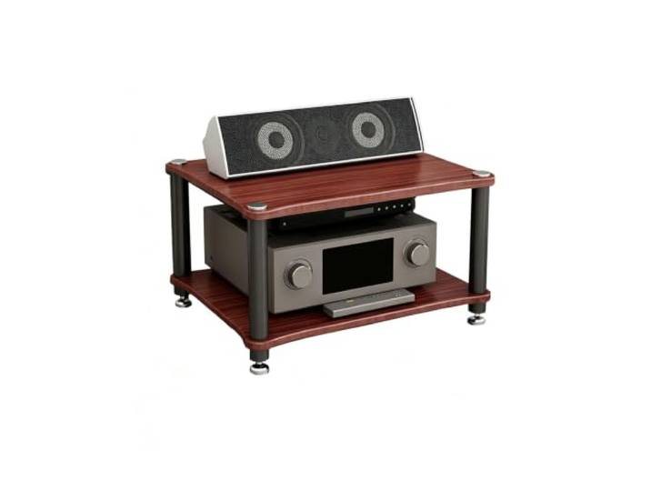 ZSCNYHMT Audio Rack, Stereo-Schrank 2-4 Ebenen Für Wohnzimmer Audio Setup Mehrschichtige aufbewahrung, audio-geräteorganisation, stabile struktur, schlichtes paneldesign(C,36cm/14.1in)