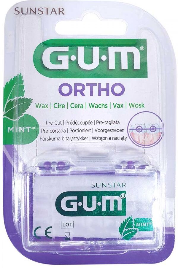 GUM ORTHO Wachs mint 1stk