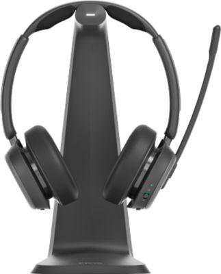 Bluetooth Headset EPOS Impact 1061, ANC, binaural, UC- optimiert, bis 30 m, mit Ladestation, schwarz