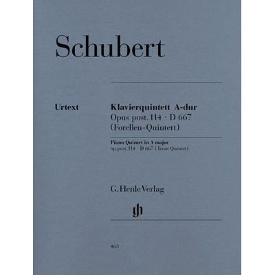 Franz Schubert - Quintett A-dur op. post. 114 D 667 für Klavier, Violine, Viola, Violoncello und Kontrabass (Forellen-Quintett) -