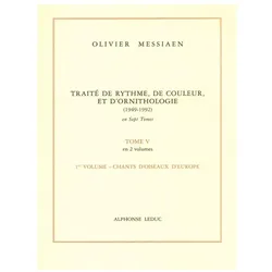 Traité de rythme, de couleur et d/'ornithologie tome 5 vol.1, Fachbücher von Olivier Messiaen