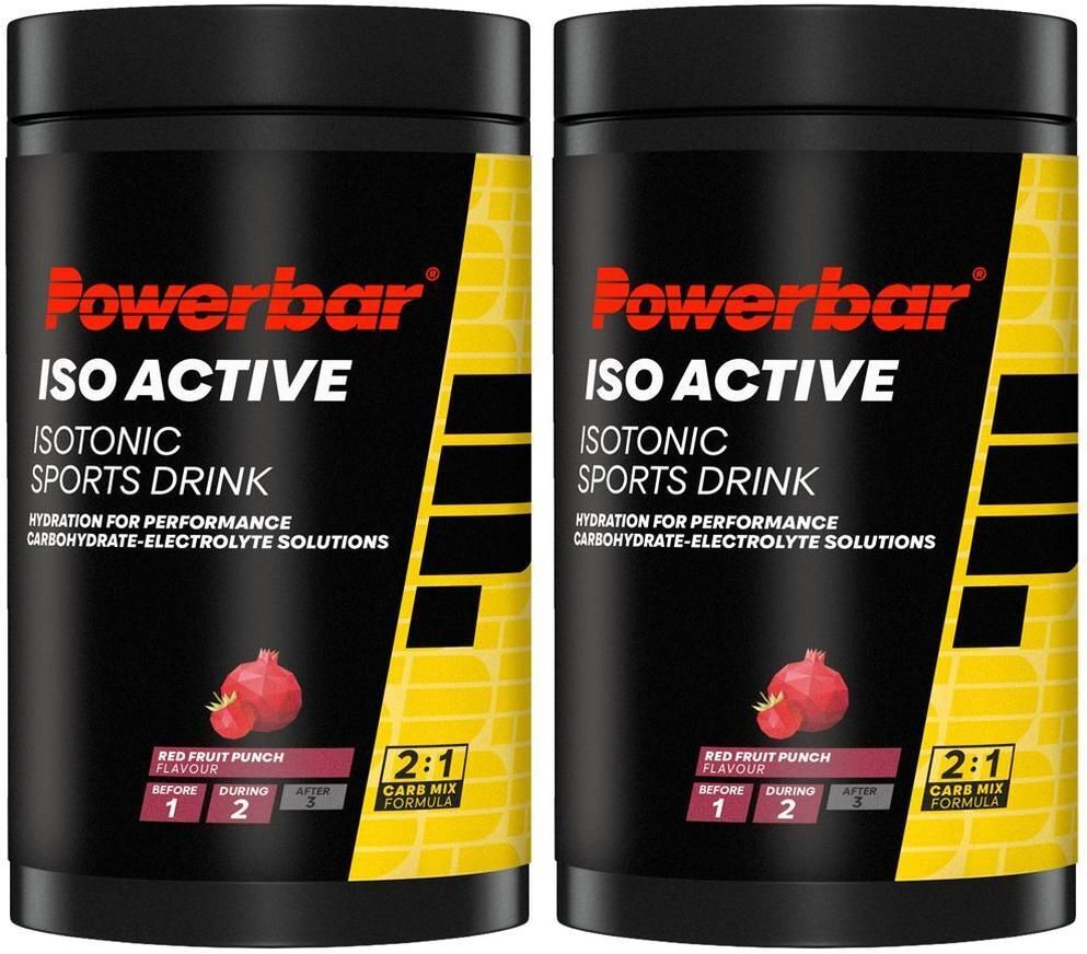 Powerbar Isoactive Drink red Fruit Punch Pulver 2x 2x600 g