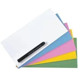 Legamaster Whiteboardfolien »Magic Chart Notes« 7-159499 weiß, 20x10 cm