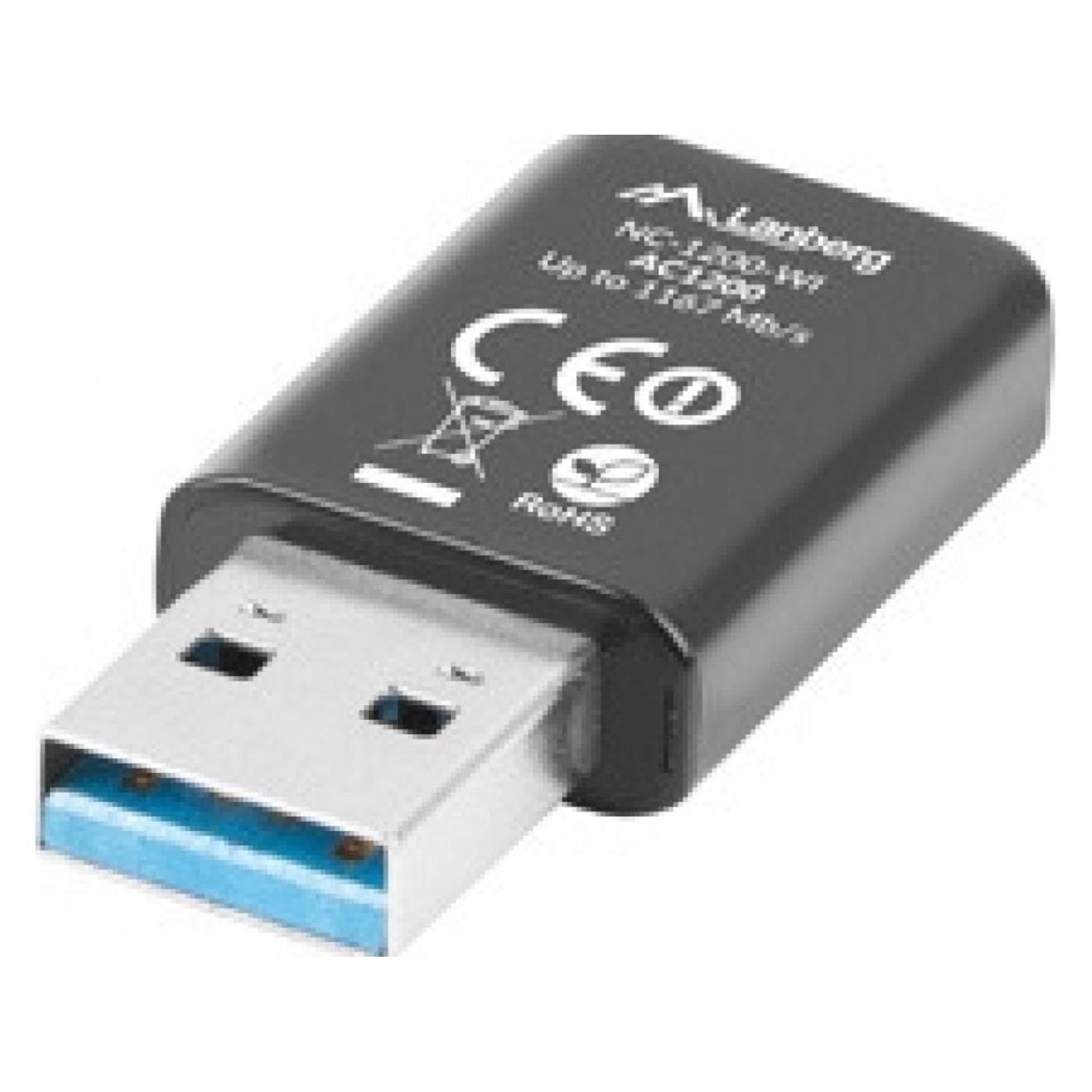 Lanberg NC-1200-WI Netzwerkkarte WLAN 5000 Mbit/s (USB) (NC-1200-WI)
